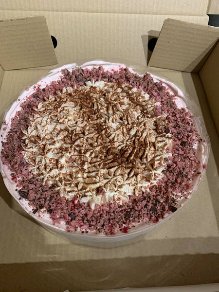 Big Bs Bakery raspberry ruffle cheesecake - PREORDER